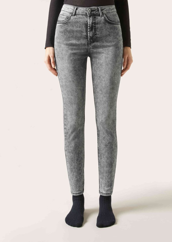 Soft Touch High-Waist Skinny Push-up Jeans