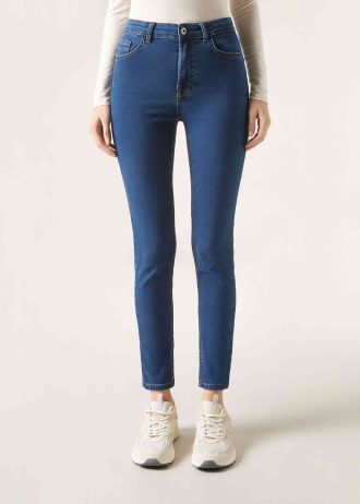 Soft Touch High-Waist Skinny Push-up Jeans
