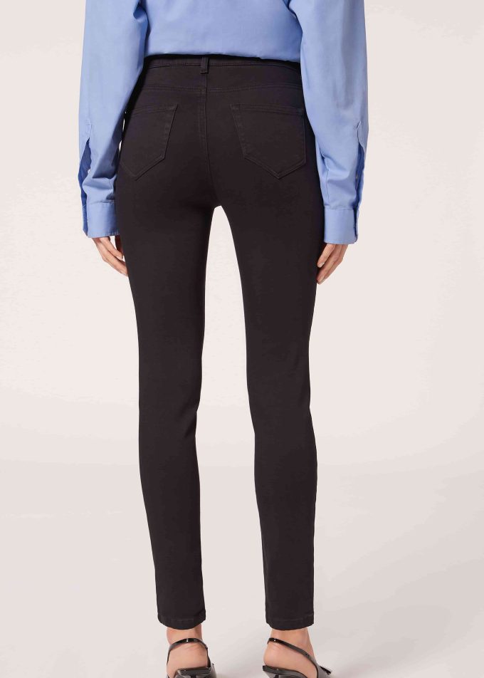 Soft-Touch Thermal Skinny Jeans