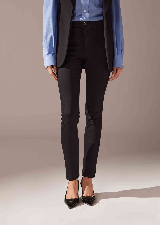 Soft-Touch Thermal Skinny Jeans