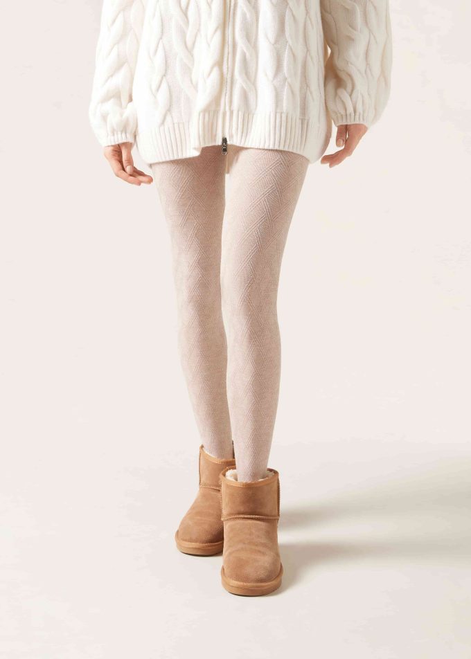 Striped Cashmere Tights