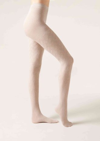 Striped Cashmere Tights