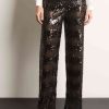 Striped Sequin Palazzo Trousers