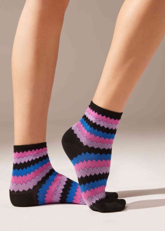 Striped Short Socks