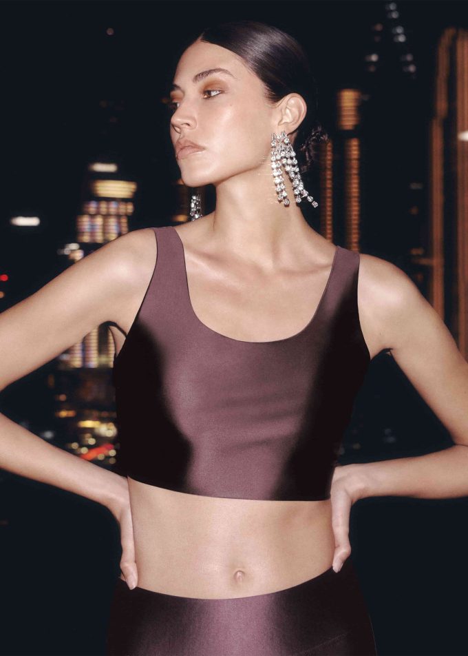 Super Shine Satin Top