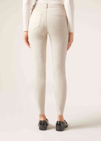 Super-Skinny Jeans with Buttons