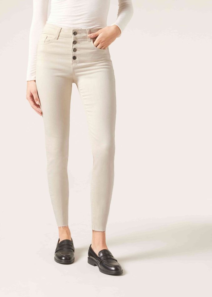 Super-Skinny Jeans with Buttons Super-Skinny Jeans with Buttons