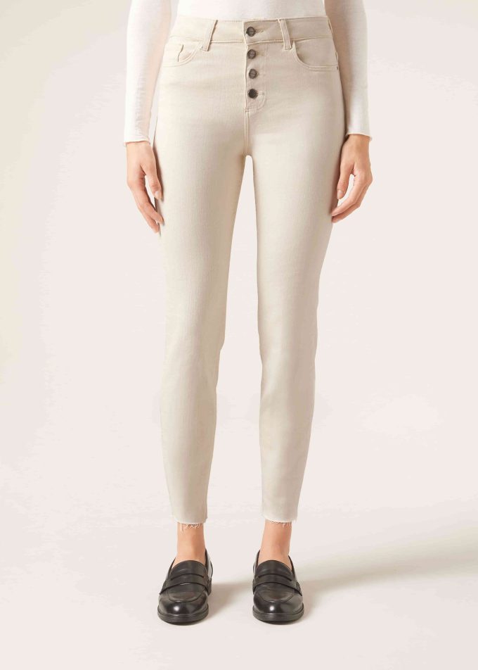 Super-Skinny Jeans with Buttons Super-Skinny Jeans with Buttons