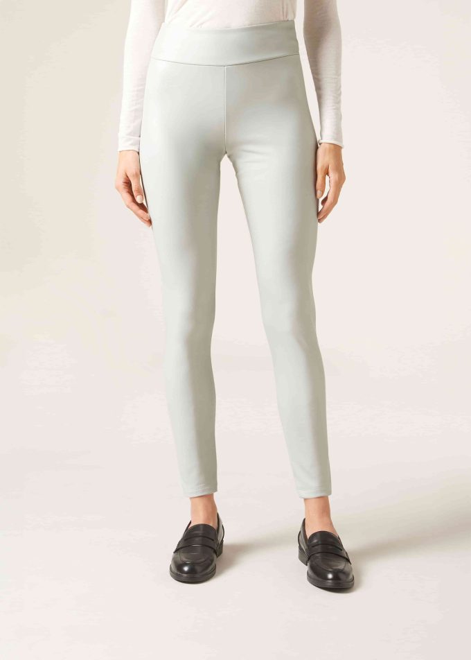 Thermal Leather Effect Leggings