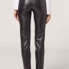 Thermal Leather-Look Leggings