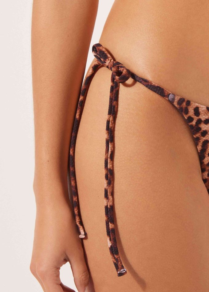 Thong Bikini Bottoms Classic Animalier