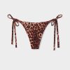 Thong Bikini Bottoms Classic Animalier
