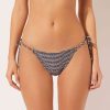 Tie Brazilian Bikini Bottoms Black Dots