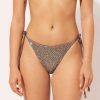 Tie Brazilian Bikini Bottoms Glittering Net