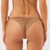 Tie Brazilian Bikini Bottoms Golden Gleam