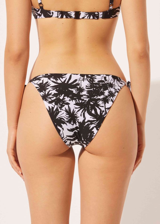 Tie Side Bikini Bottoms Palms