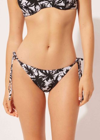 Tie Side Bikini Bottoms Palms