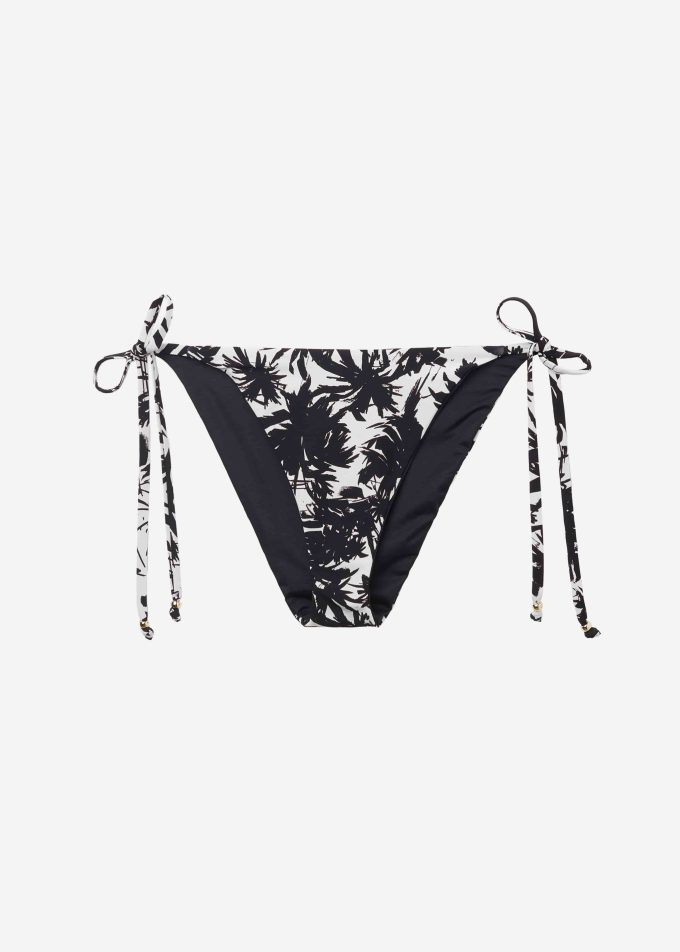 Tie Side Bikini Bottoms Palms