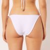 Tie Side Bikini Bottoms White Waves
