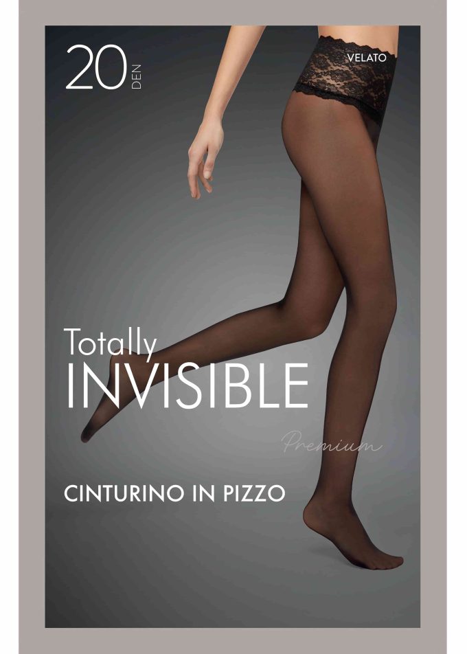 Tights with Lace Waist