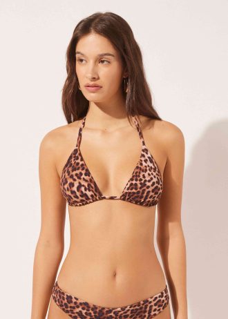 Triangle Bikini Top Classic Animalier