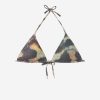 Triangle Bikini Top with Removable Padding Sparkling Camouflage