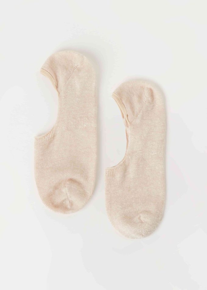 Unisex Cotton and Linen Invisible Socks