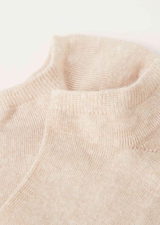 Unisex Cotton and Linen No-Show Socks