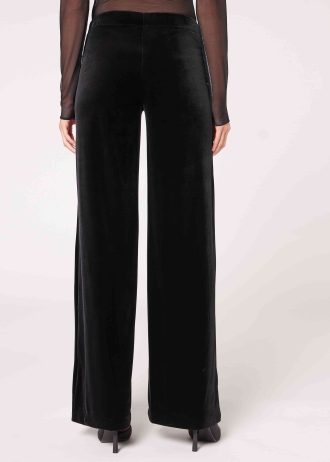 Velvet Palazzo Trousers