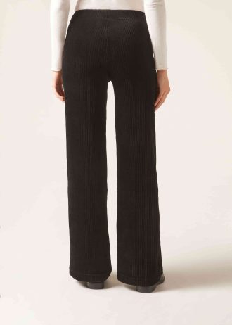 Velvet Palazzo Trousers