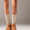 Women’s Ribbed Long Socks with Wool and Cashmere