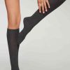 Women’s Ribbed Long Socks with Wool and Cashmere