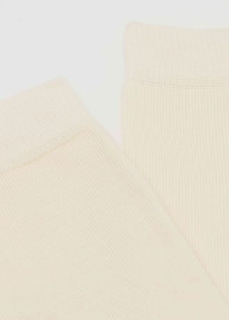 Wool and cotton long socks