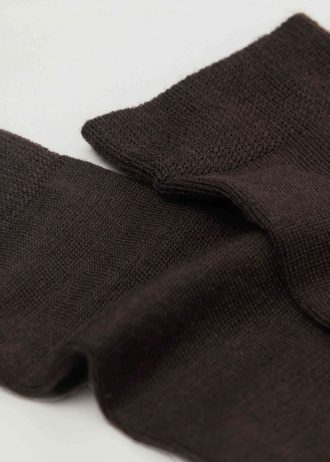 Wool and cotton long socks