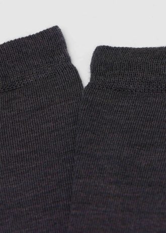 Wool and cotton long socks