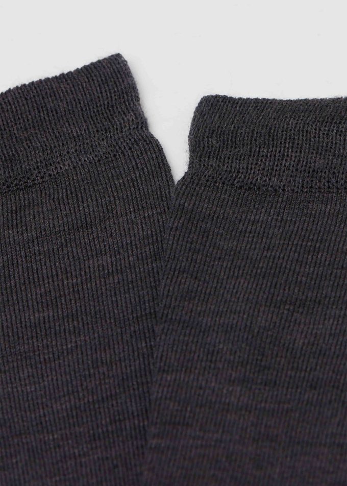 Wool and cotton long socks